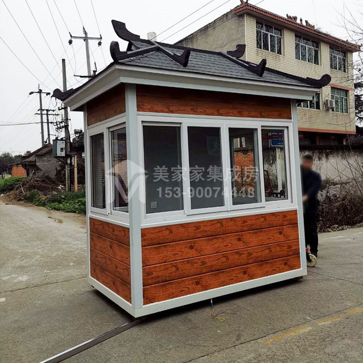 眉山丹棱景区雕花板岗亭产品图2