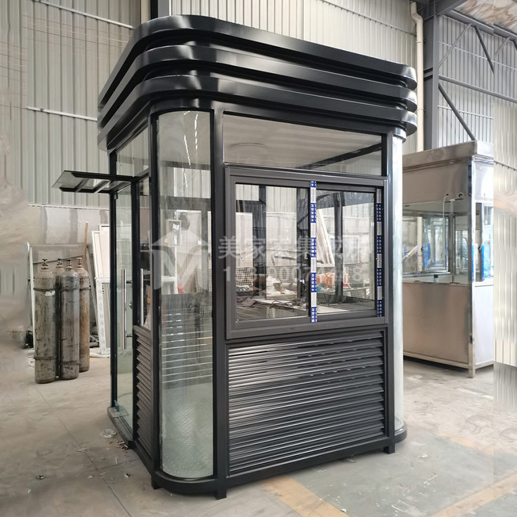 自贡圆弧钢结构岗亭产品图4