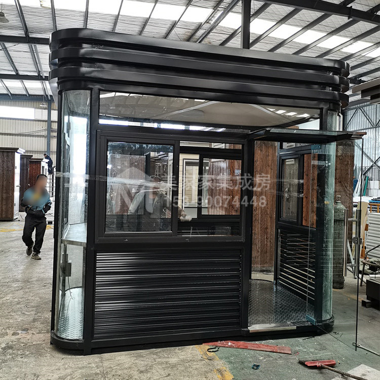 自贡圆弧钢结构岗亭产品图1